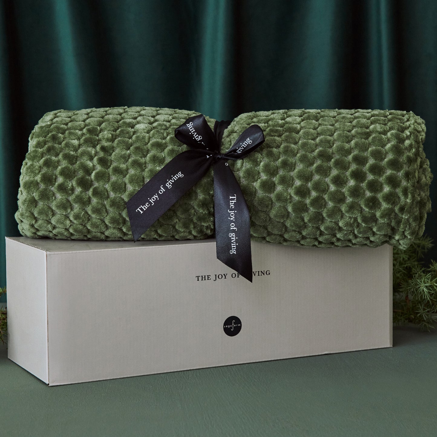 LT 52124 Sagaform Maja Fleece kariert 130x170 cm