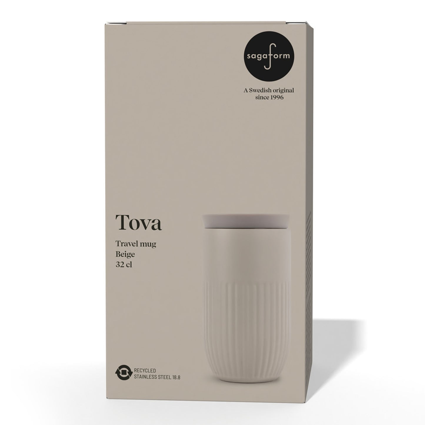 LT52130 Sagaform Tova Isolierbecher, 320 ml, auslaufsicher und spülmaschinengeeignet
