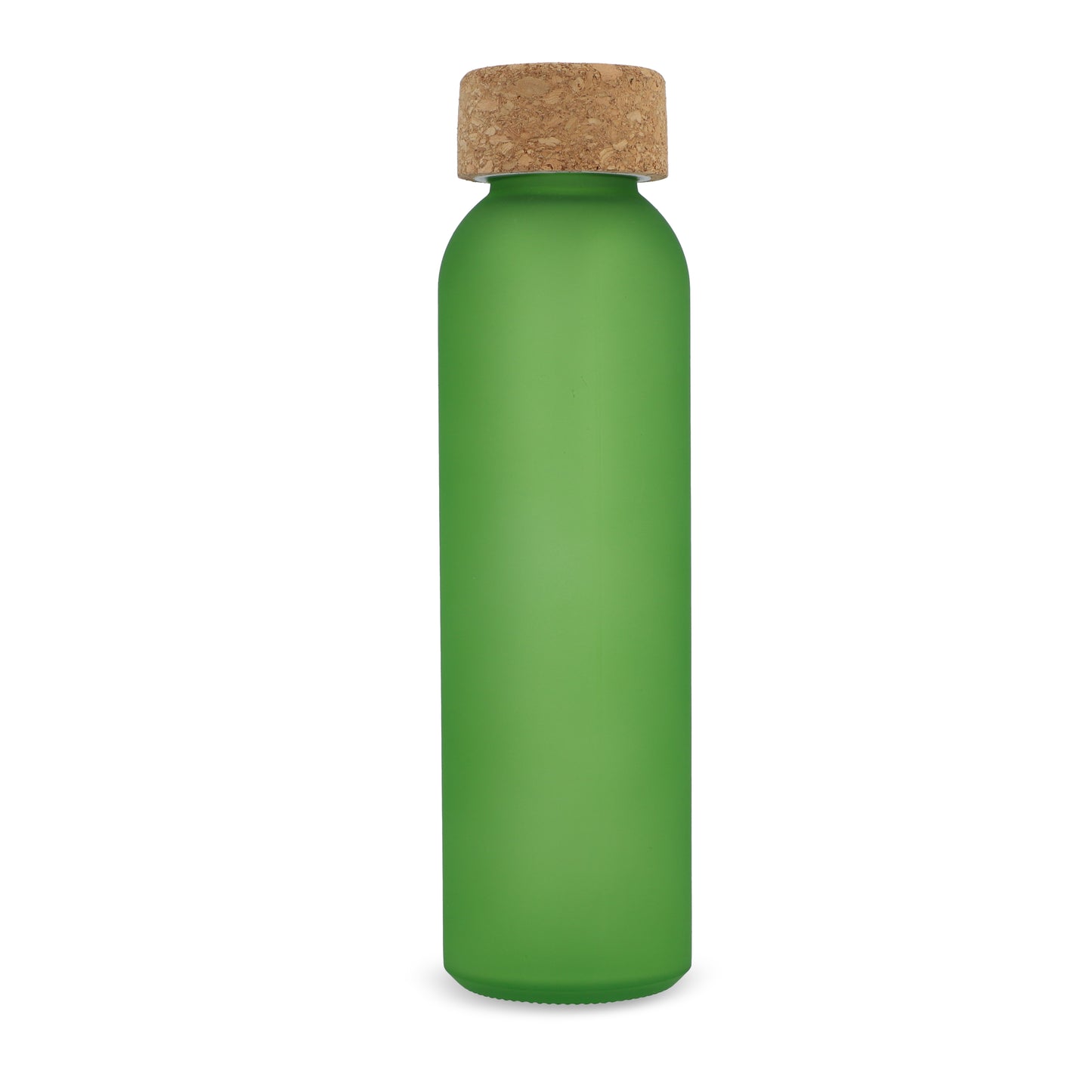 LT98880 Mattierte Recycling-Glasflasche mit Korkdeckel 500 ml