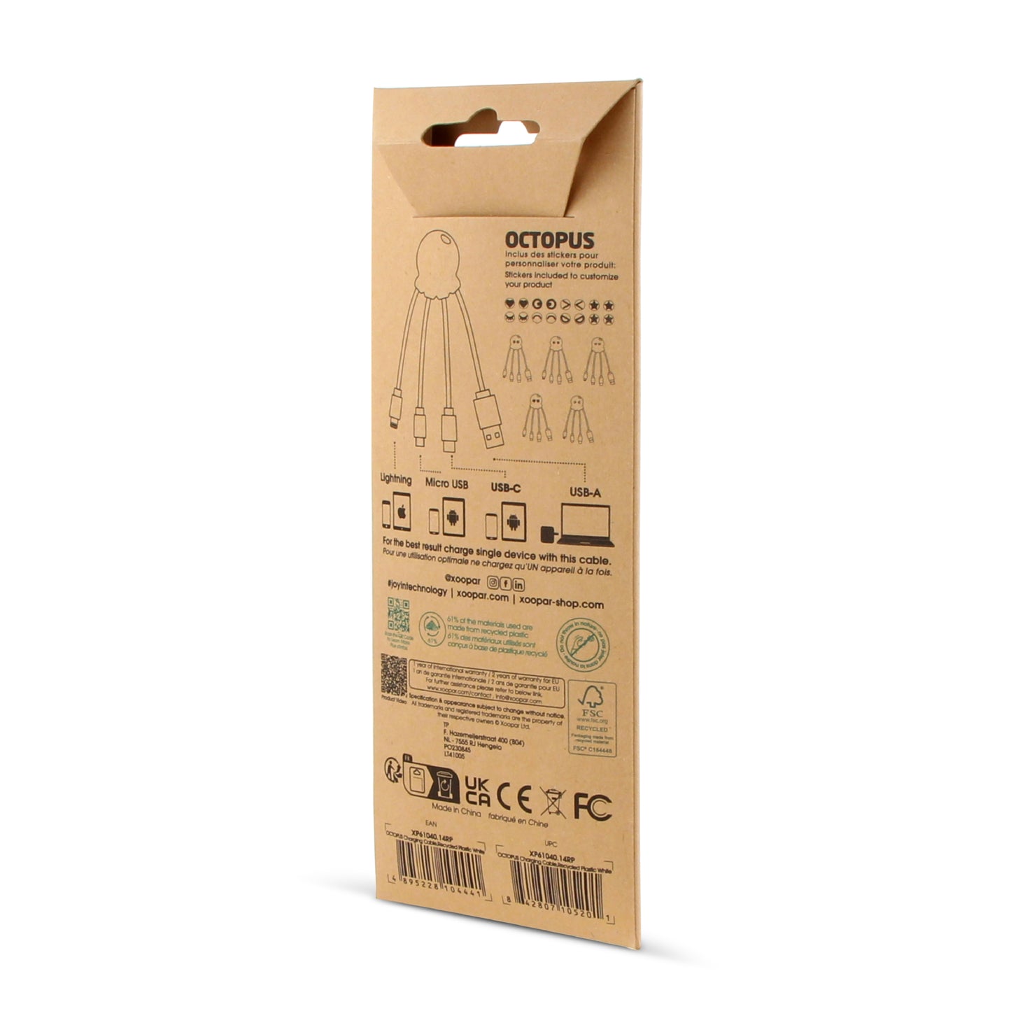 LT 41005  2087 | Xoopar Octopus Charging cable
