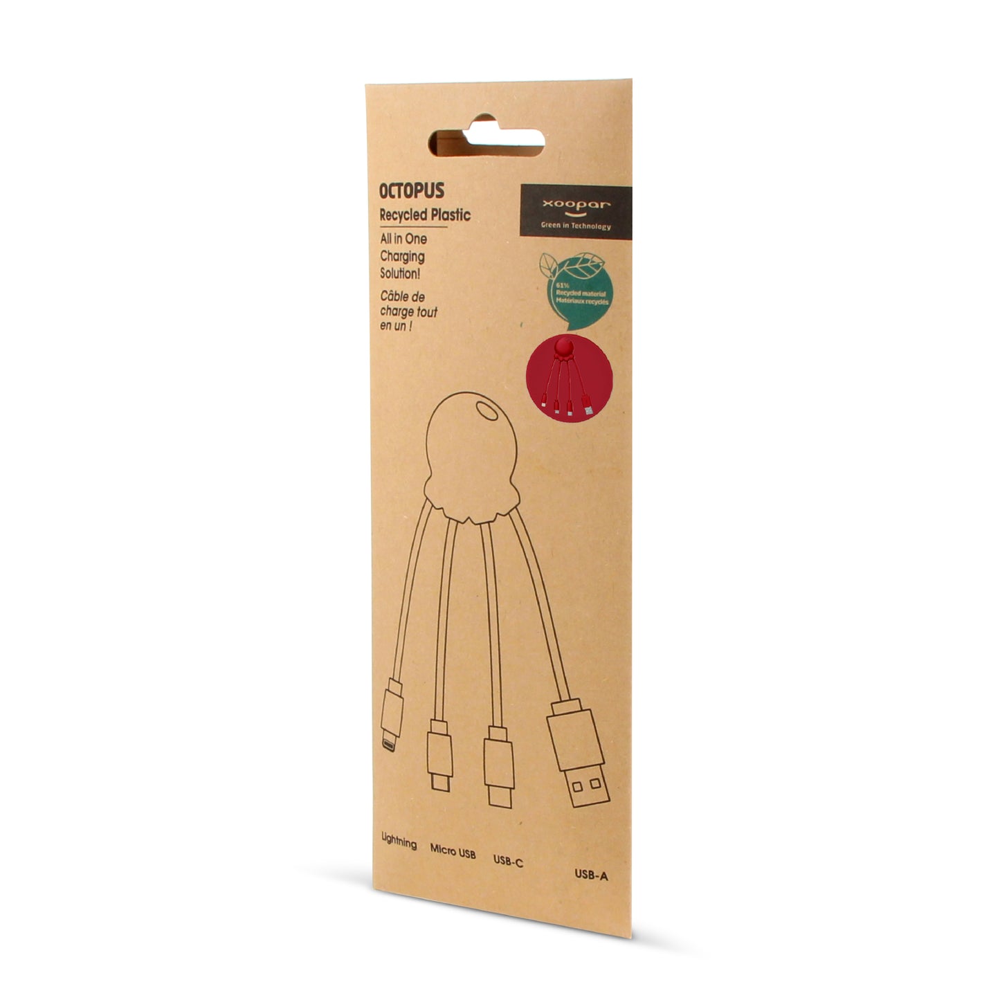LT 41005  2087 | Xoopar Octopus Charging cable
