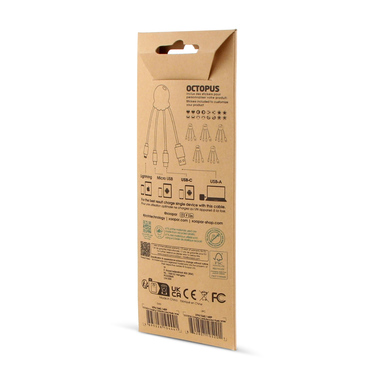 LT 41005  2087 | Xoopar Octopus Charging cable