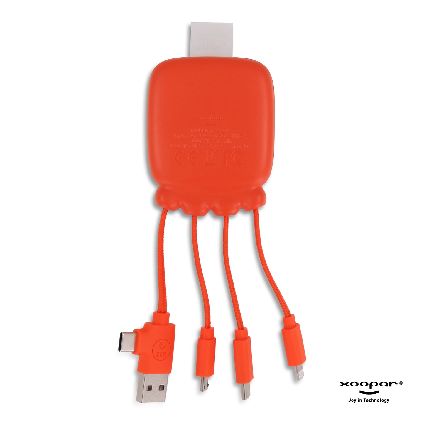 LT 41410  3192 | Xoopar Octopus Gamma 2 Powerbank with Bio Charging cable 3000mAh