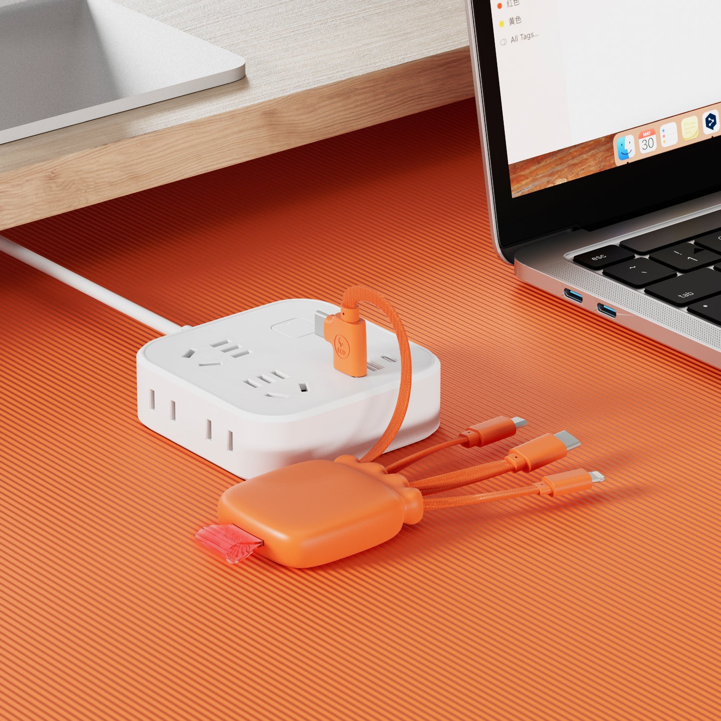 LT 41410  3192 | Xoopar Octopus Gamma 2 Powerbank with Bio Charging cable 3000mAh