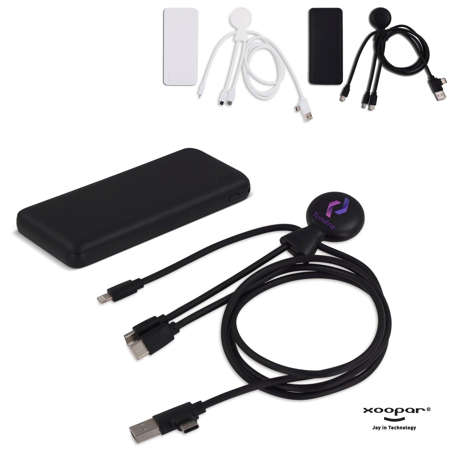 LT 41713  3199 | Xoopar Mr. Bio Powerbank and Cable pack 7000mAh