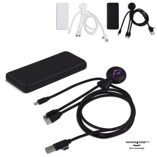 LT 41713  3199 | Xoopar Mr. Bio Powerbank and Cable pack 7000mAh