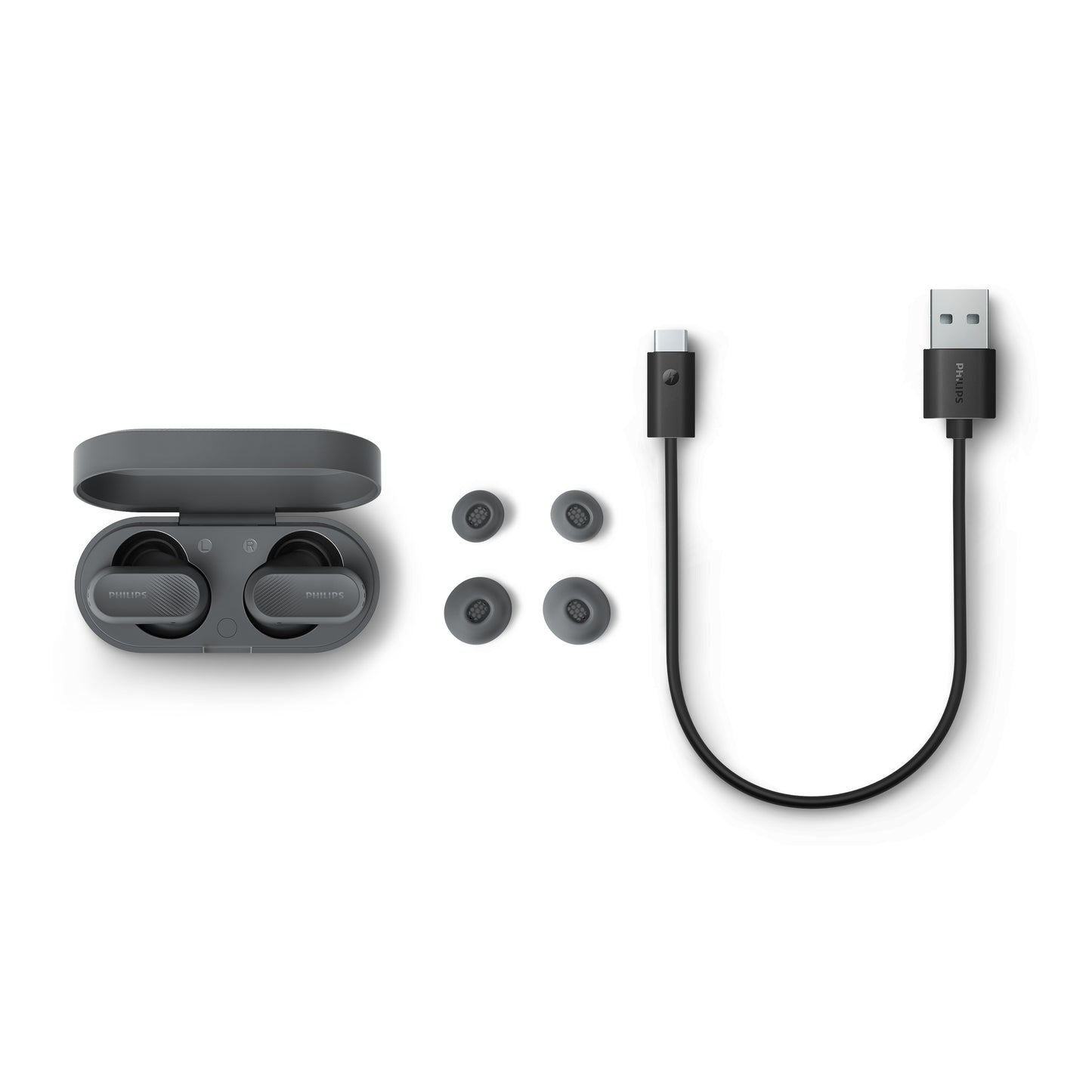 TAT3509  Philips Noise Cancelling Pro Ohrhörer mit bis zu 24 Stunden Spielzeit