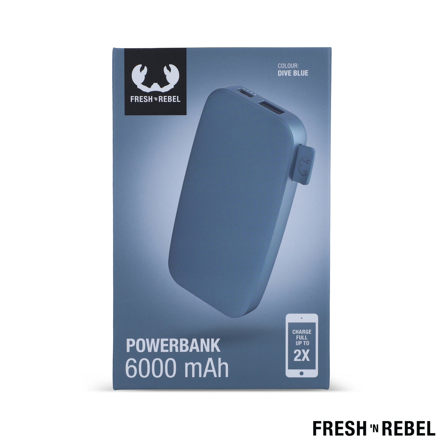 LT 49401  2PB6100 | Fresh 'n Rebel Powerbank 6000mAh USB-C