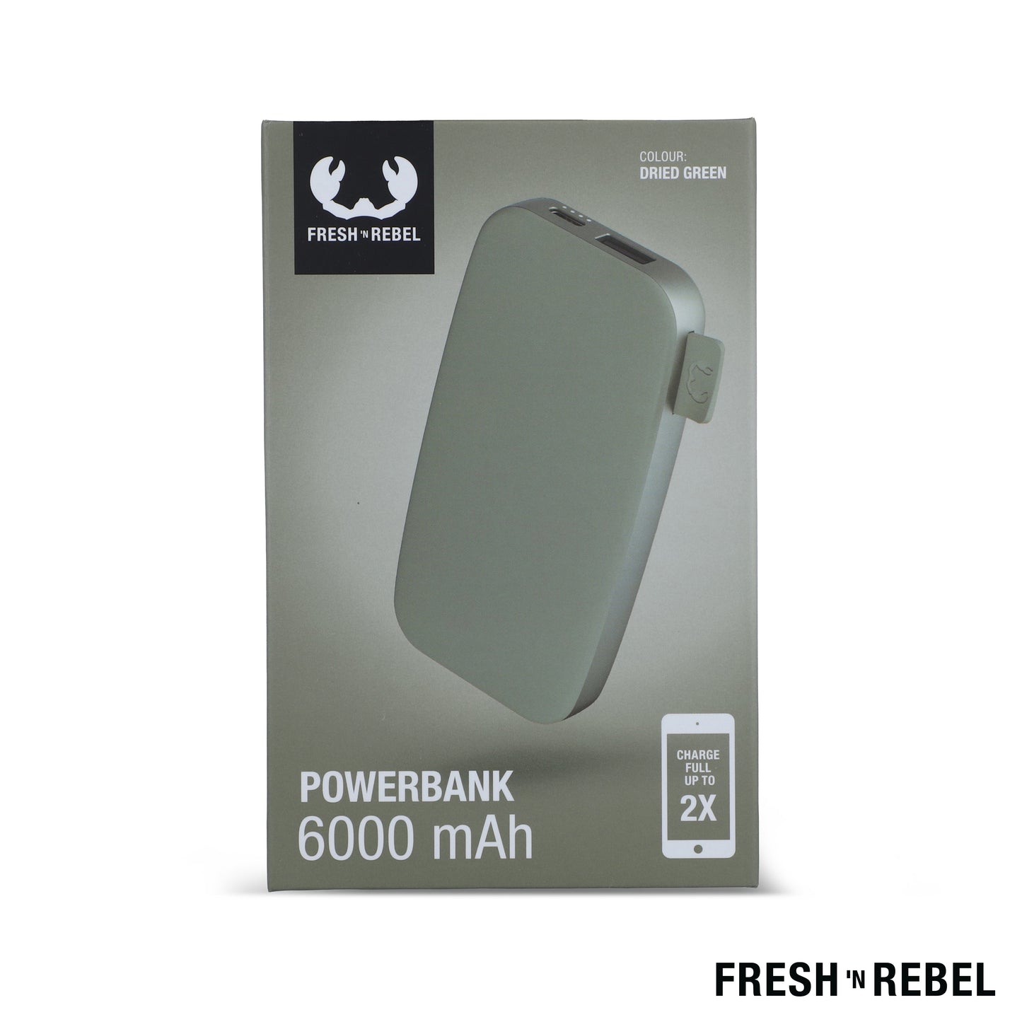 LT 49401  2PB6100 | Fresh 'n Rebel Powerbank 6000mAh USB-C