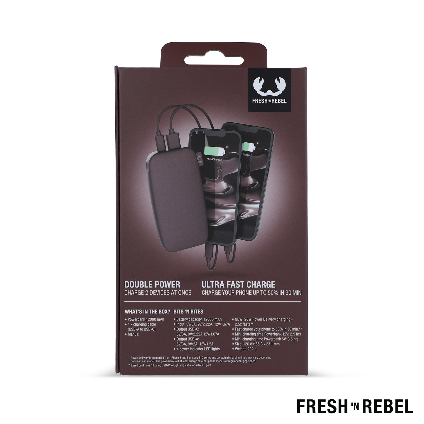 LT 49402  2PB12100 | Fresh 'n Rebel Powerbank 12000mAh USB-C Schnellladung 20W