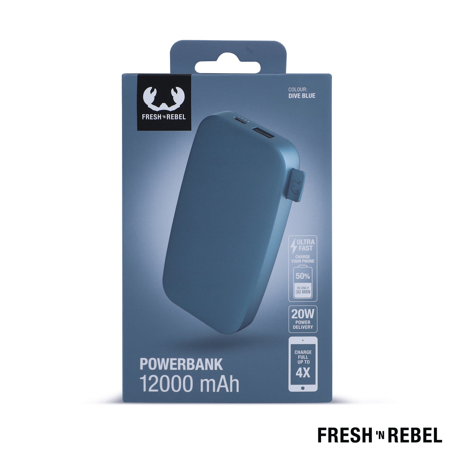 LT 49402  2PB12100 | Fresh 'n Rebel Powerbank 12000mAh USB-C Schnellladung 20W