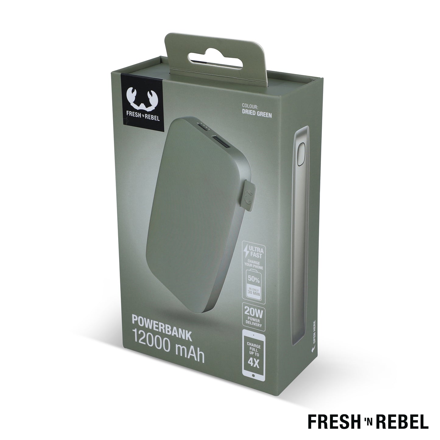 LT 49402  2PB12100 | Fresh 'n Rebel Powerbank 12000mAh USB-C Schnellladung 20W
