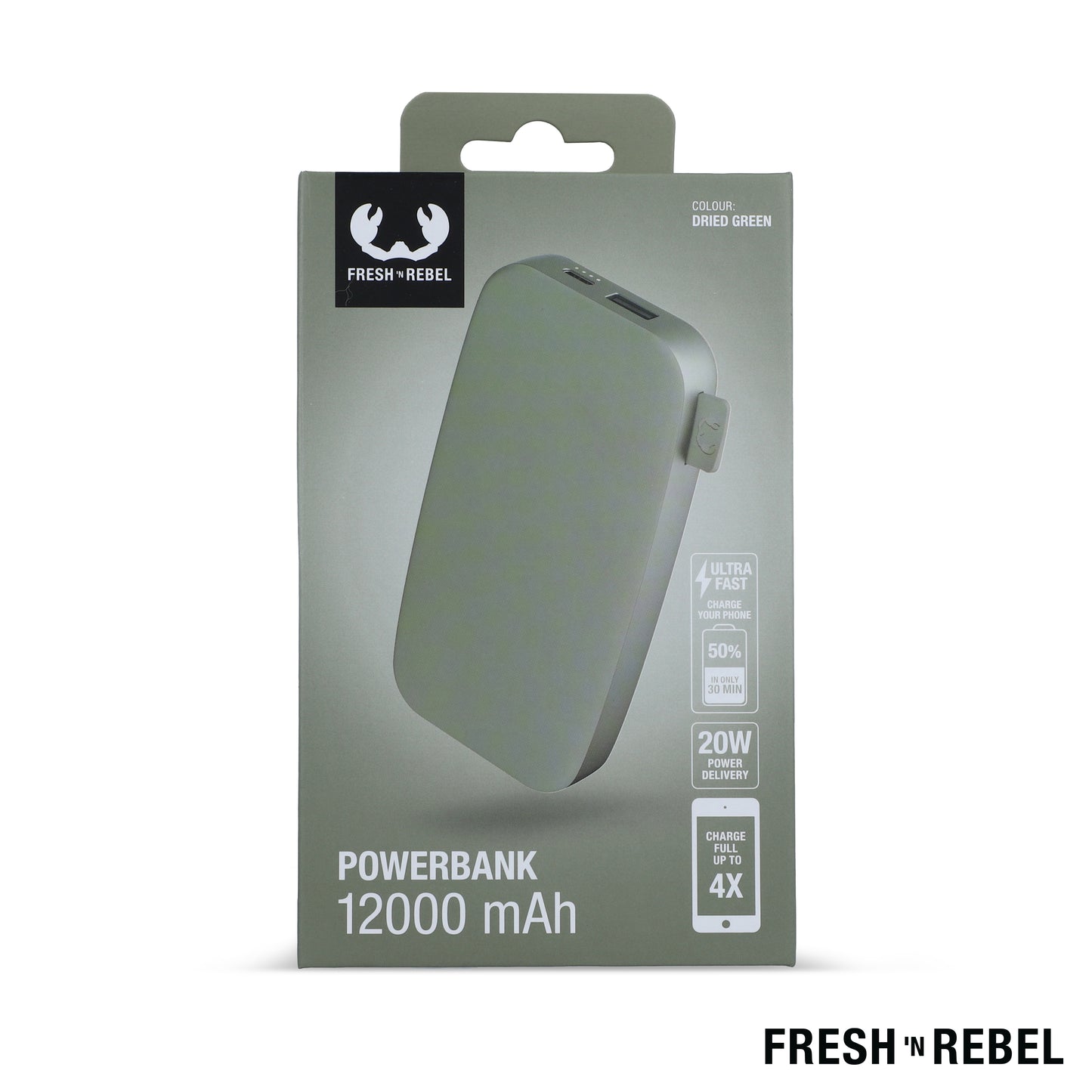 LT 49402  2PB12100 | Fresh 'n Rebel Powerbank 12000mAh USB-C Schnellladung 20W