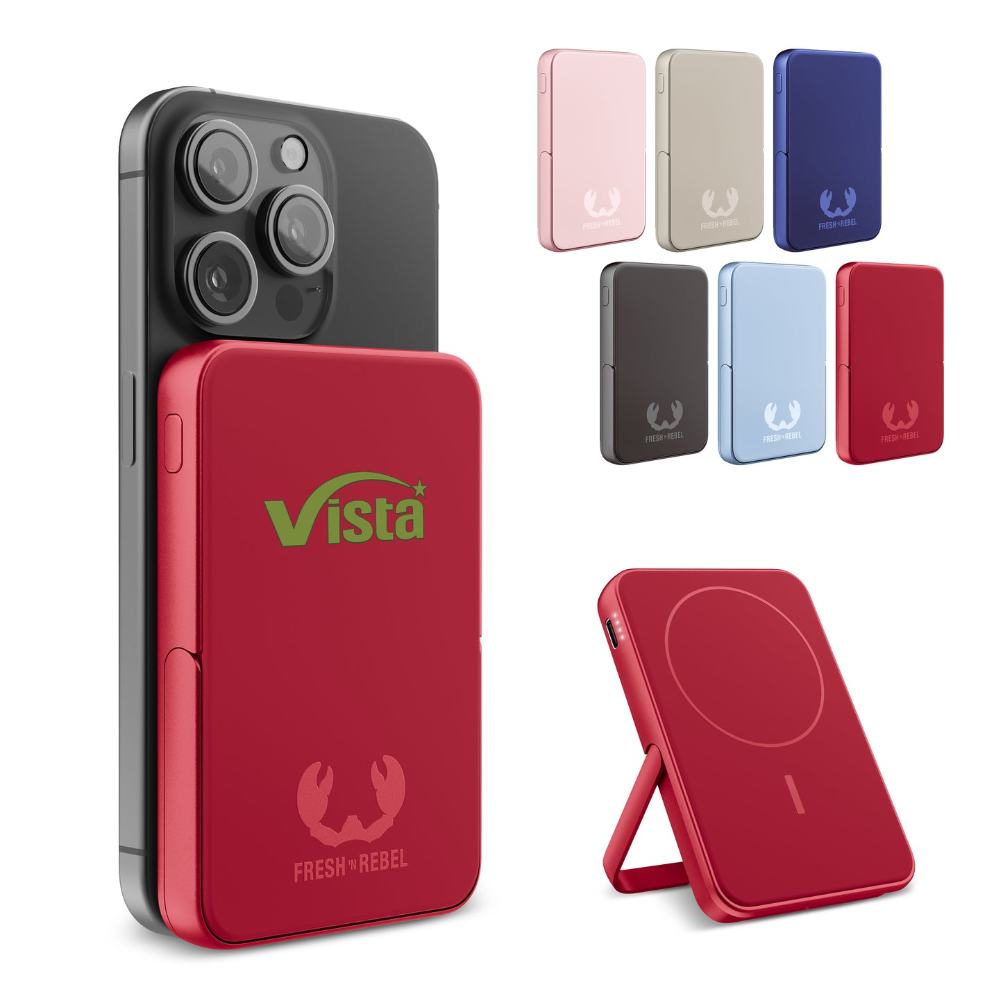 LT 49413  2PBM5000| Fresh 'n Rebel Kompatibel mit MagSafe MagSafe Powerbank Kabellose 5000mAh