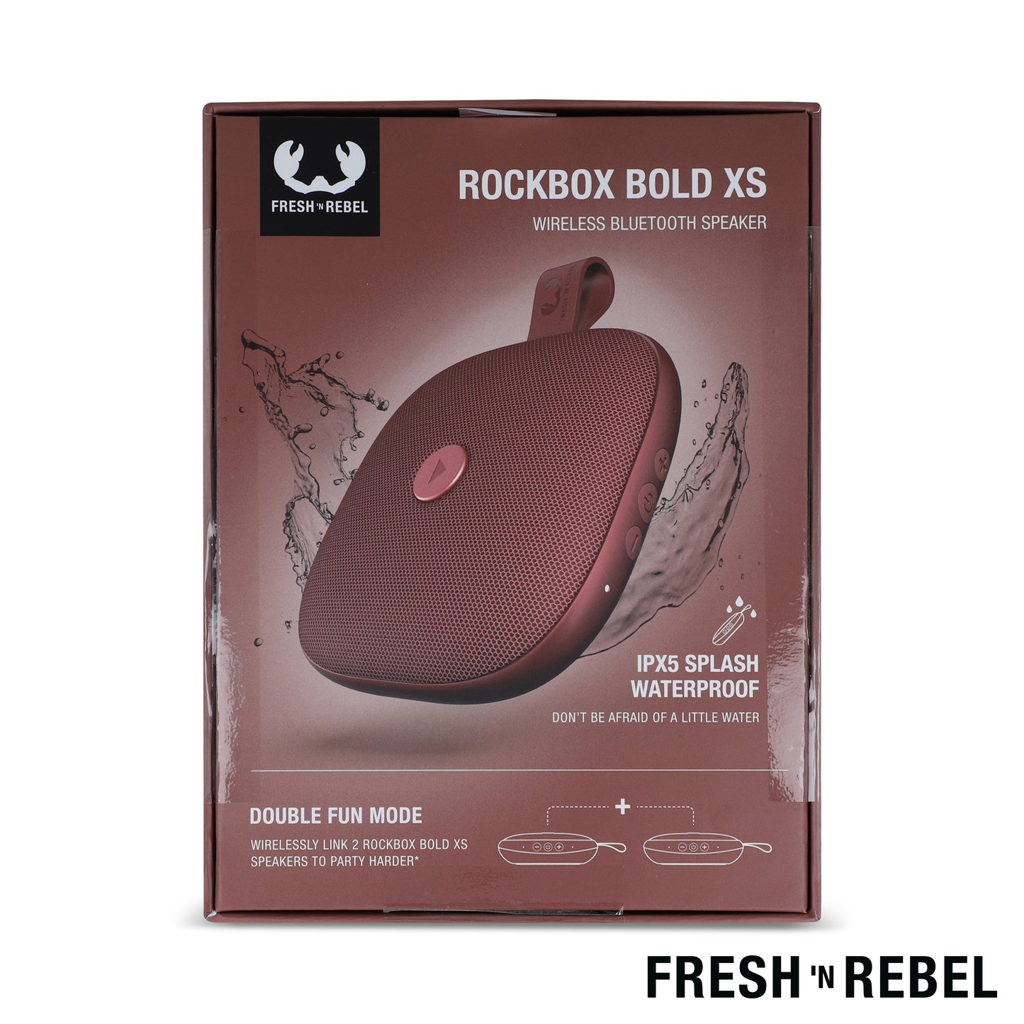 LT 49721  1RB5100 | Fresh 'n Rebel Rockbox Bold Xs splashproof TWS speaker 4W