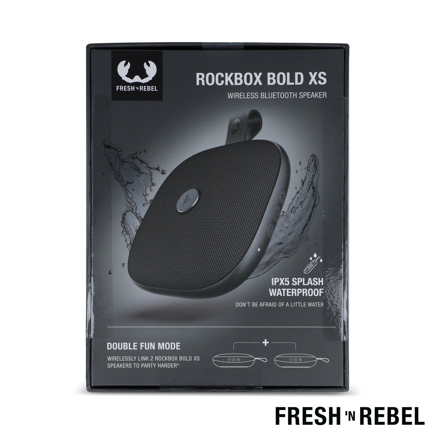 LT 49721  1RB5100 | Fresh 'n Rebel Rockbox Bold Xs splashproof TWS speaker 4W