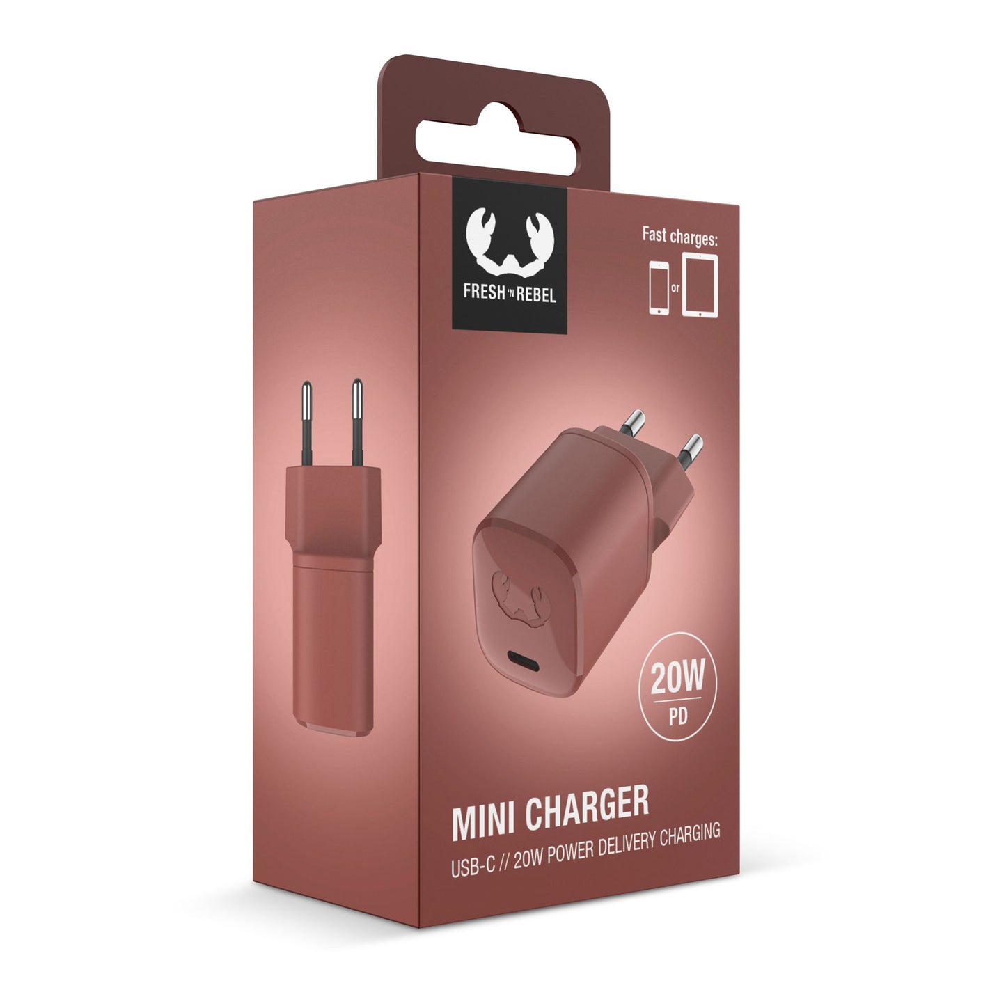 LT 49727  2WC20 I Fresh & Rebel USB-C Mini Charger USB-C PD // 20W