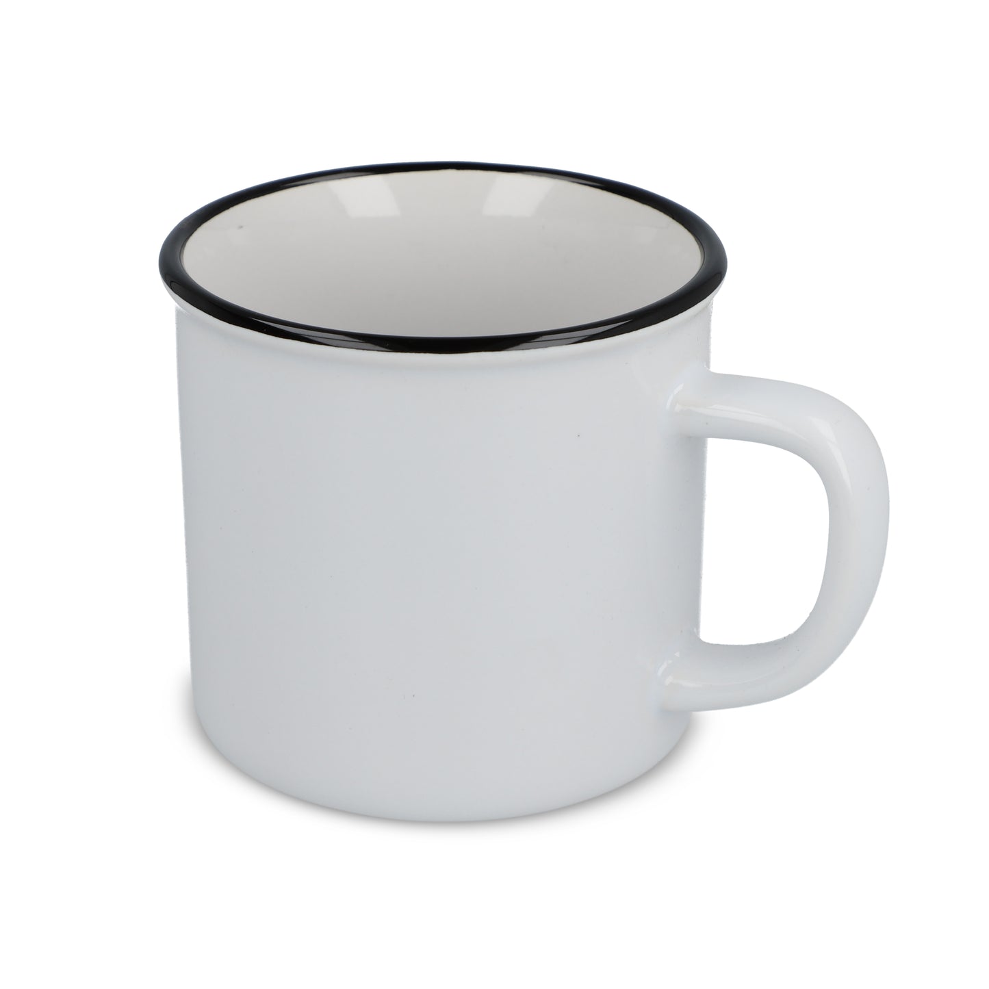 LT51111  Keramiktasse im Emaille-Stil, 280 ml