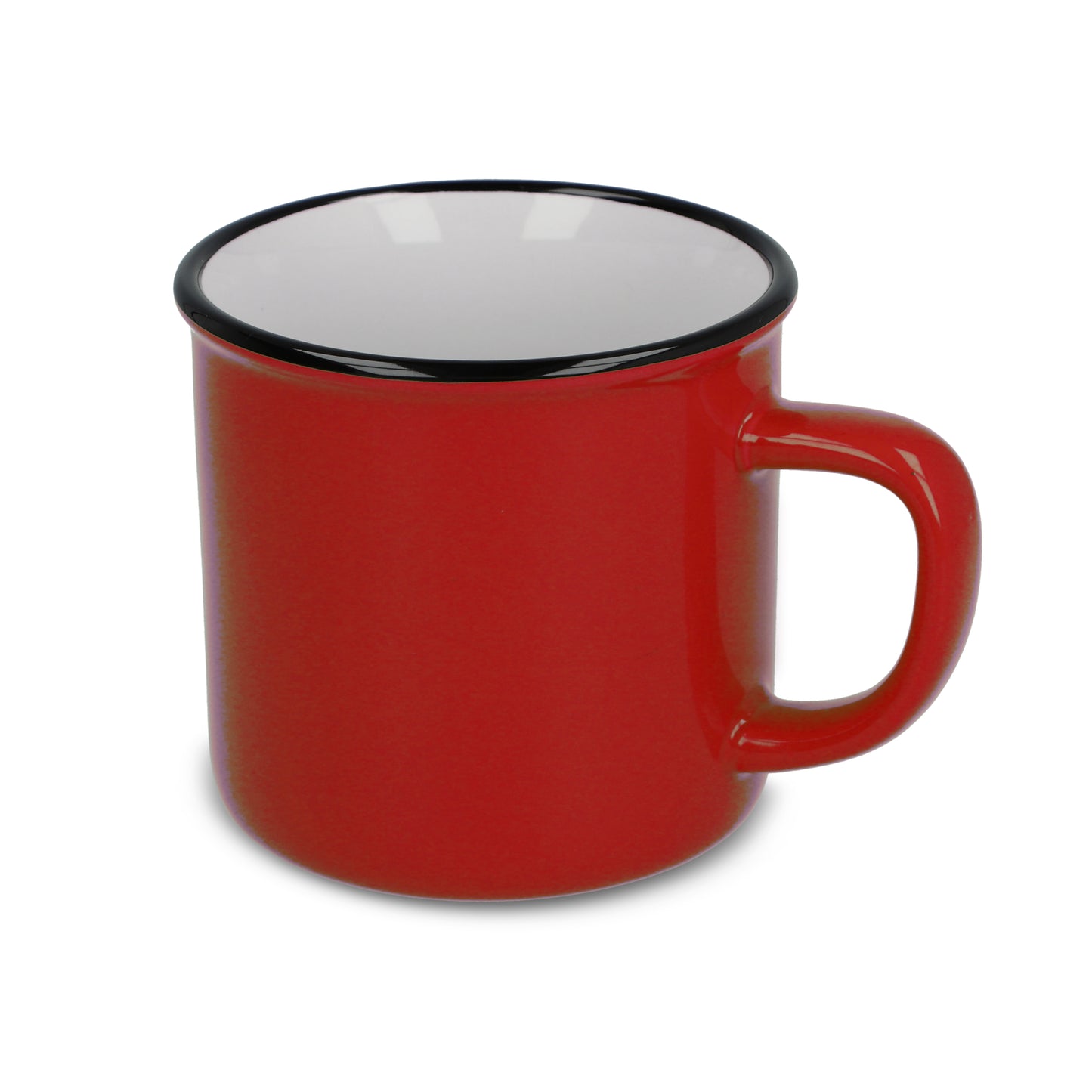 LT51111  Keramiktasse im Emaille-Stil, 280 ml