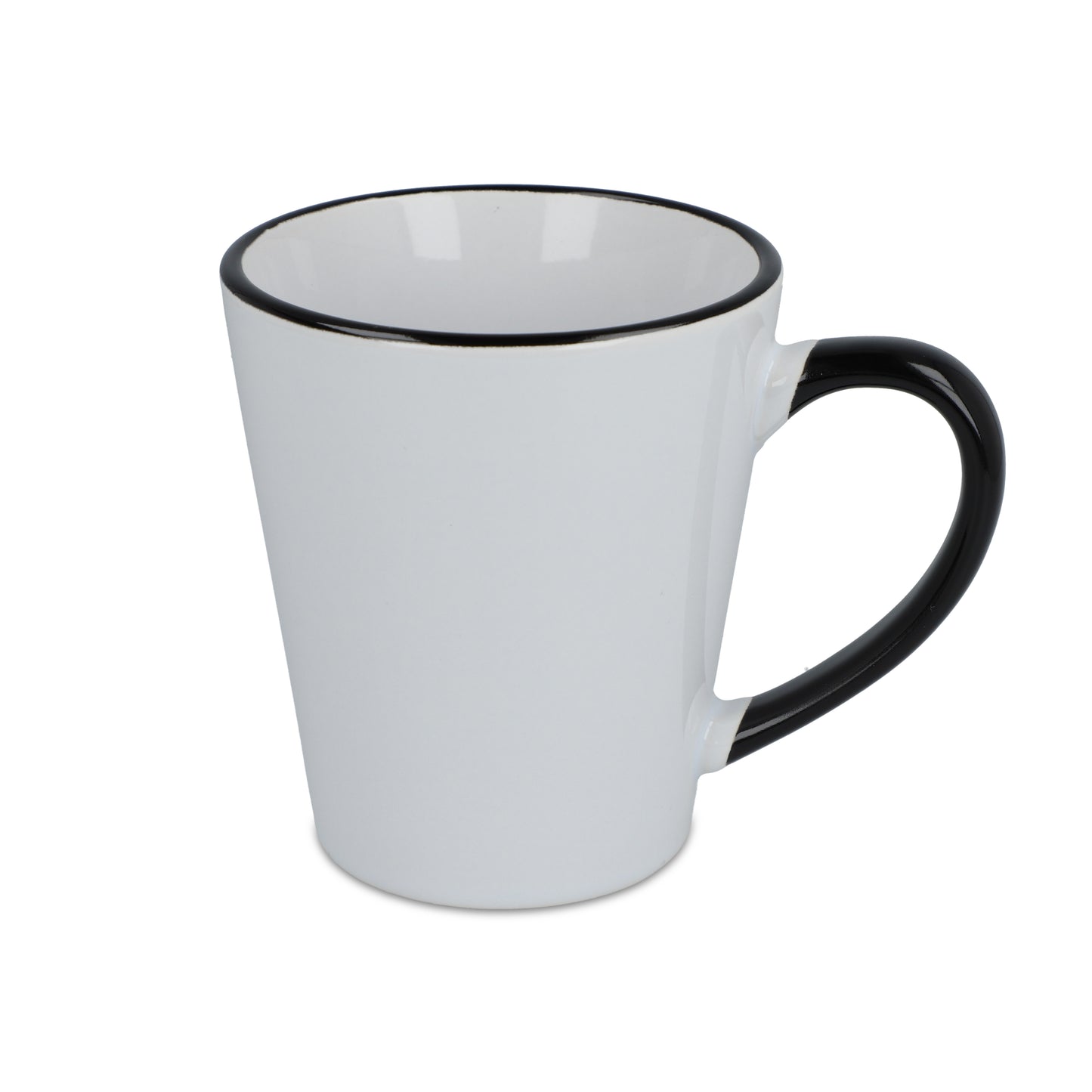 LT51192  Melbourne Sublime Becher mit farbigem Rand und Henkel, 300 ml