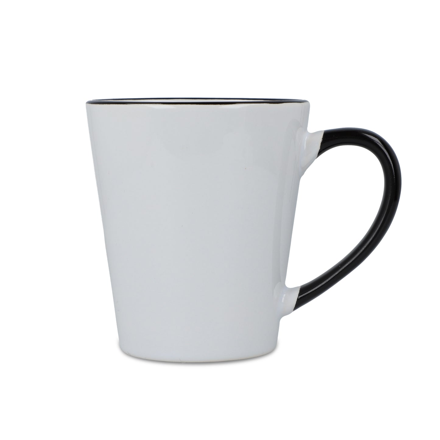 LT51192  Melbourne Sublime Becher mit farbigem Rand und Henkel, 300 ml