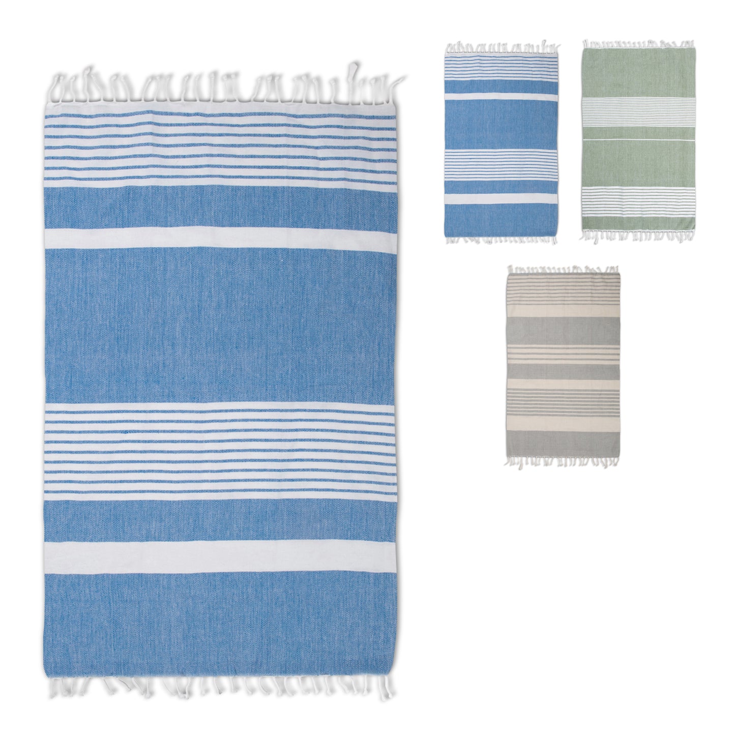 LT52008  Sagaform Ella Hamamtuch aus Bio-Baumwolle, 90 × 170 cm.