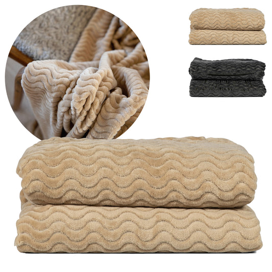 LT 52123  Sagaform Agnes Fleece Plaid 130x170 cm