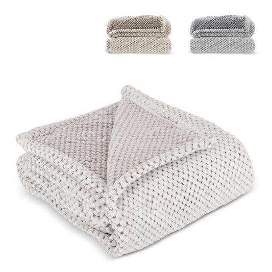 LT 52129  Sagaform Anni R-PET Vlies-Decke