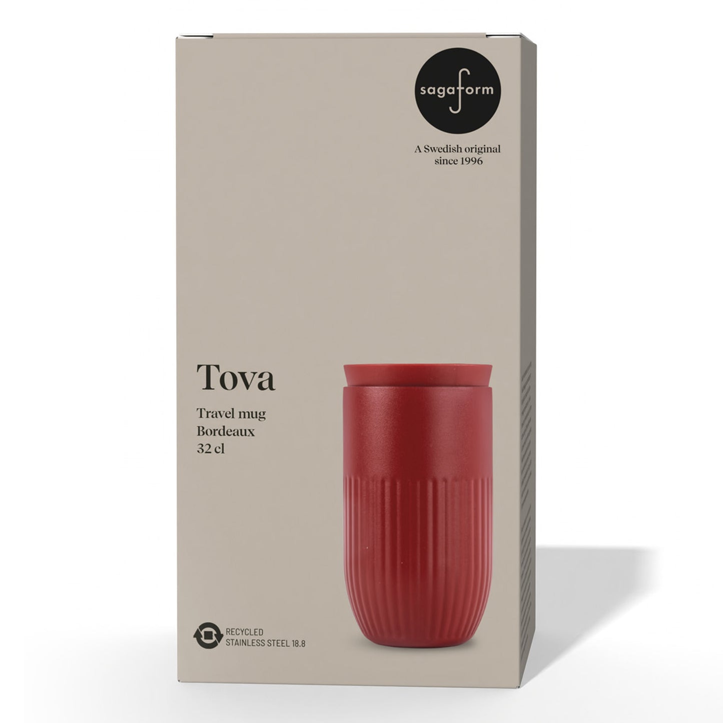 LT52130  Sagaform Tova Isolierbecher, 320 ml, auslaufsicher und spülmaschinengeeignet