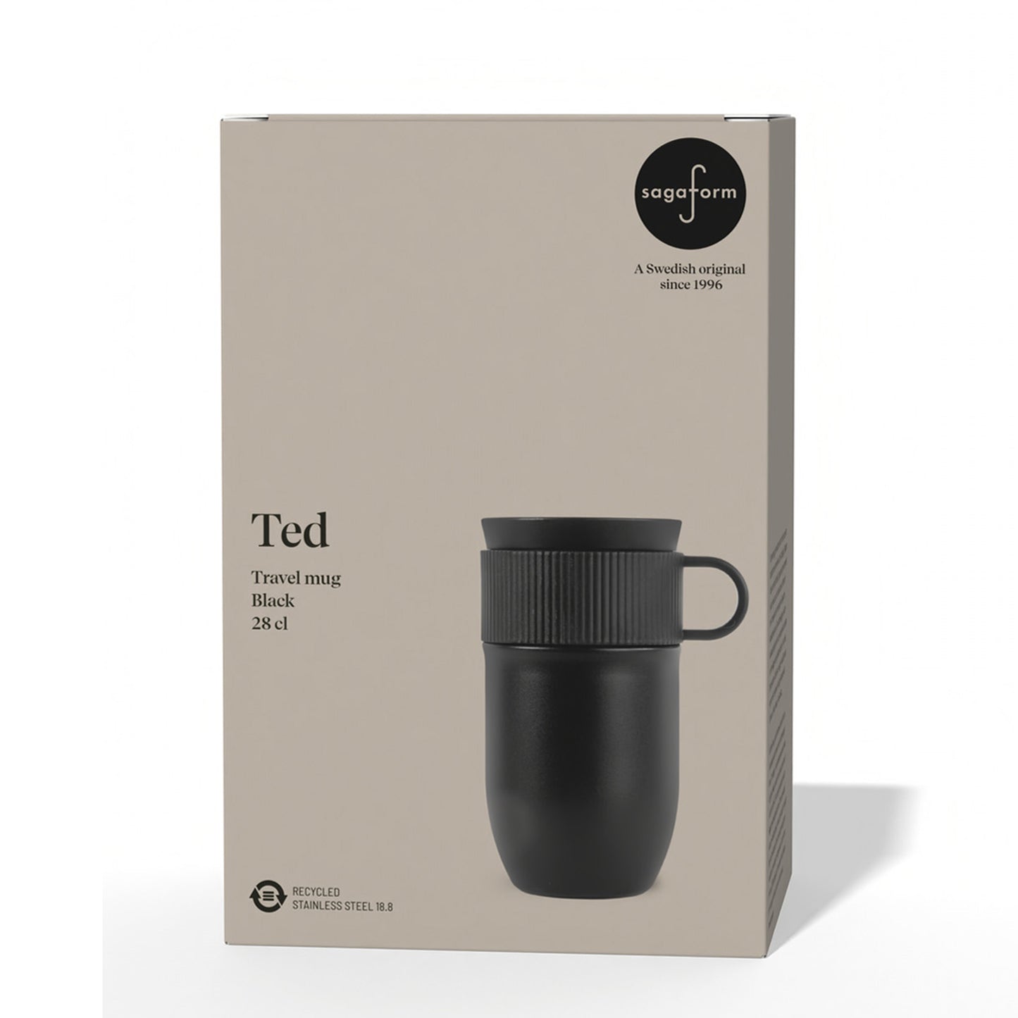 LT52131  Sagaform Ted Isolierbecher, 280 ml, auslaufsicher und spülmaschinengeeignet