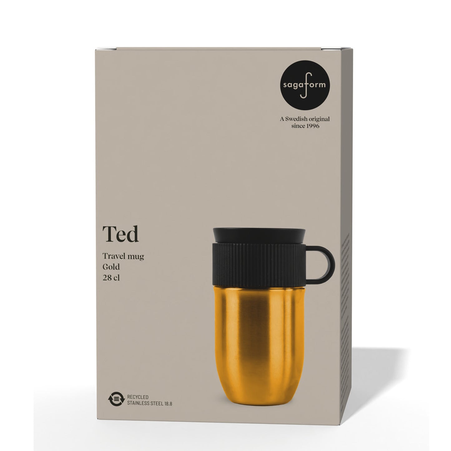 LT52131  Sagaform Ted Isolierbecher, 280 ml, auslaufsicher und spülmaschinengeeignet