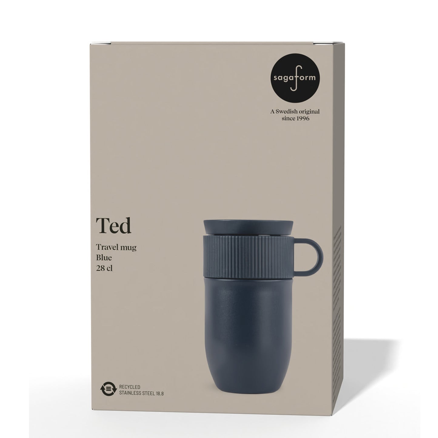 LT52131  Sagaform Ted Isolierbecher, 280 ml, auslaufsicher und spülmaschinengeeignet