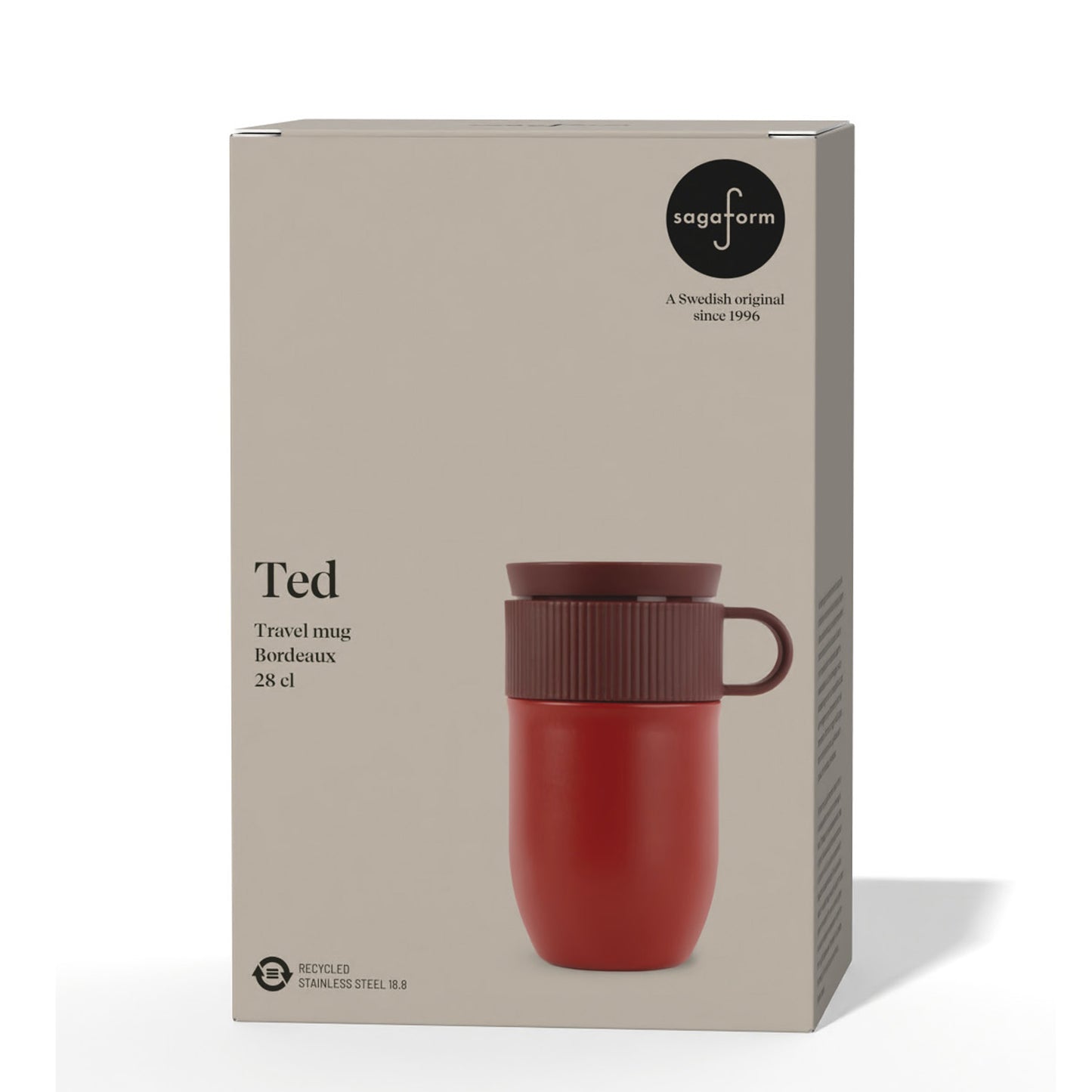 LT52131  Sagaform Ted Isolierbecher, 280 ml, auslaufsicher und spülmaschinengeeignet