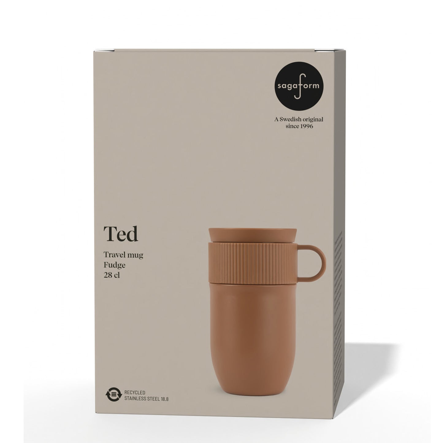 Sagaform Ted Isolierbecher, 280 ml, auslaufsicher und spülmaschinenfest