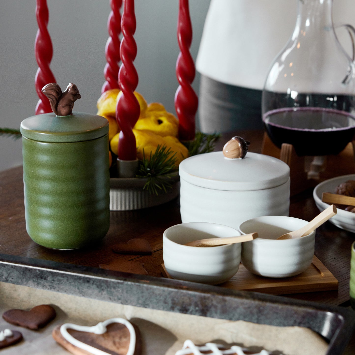 Sagaform Ellen Schüsselset mit Löffeln 170ml