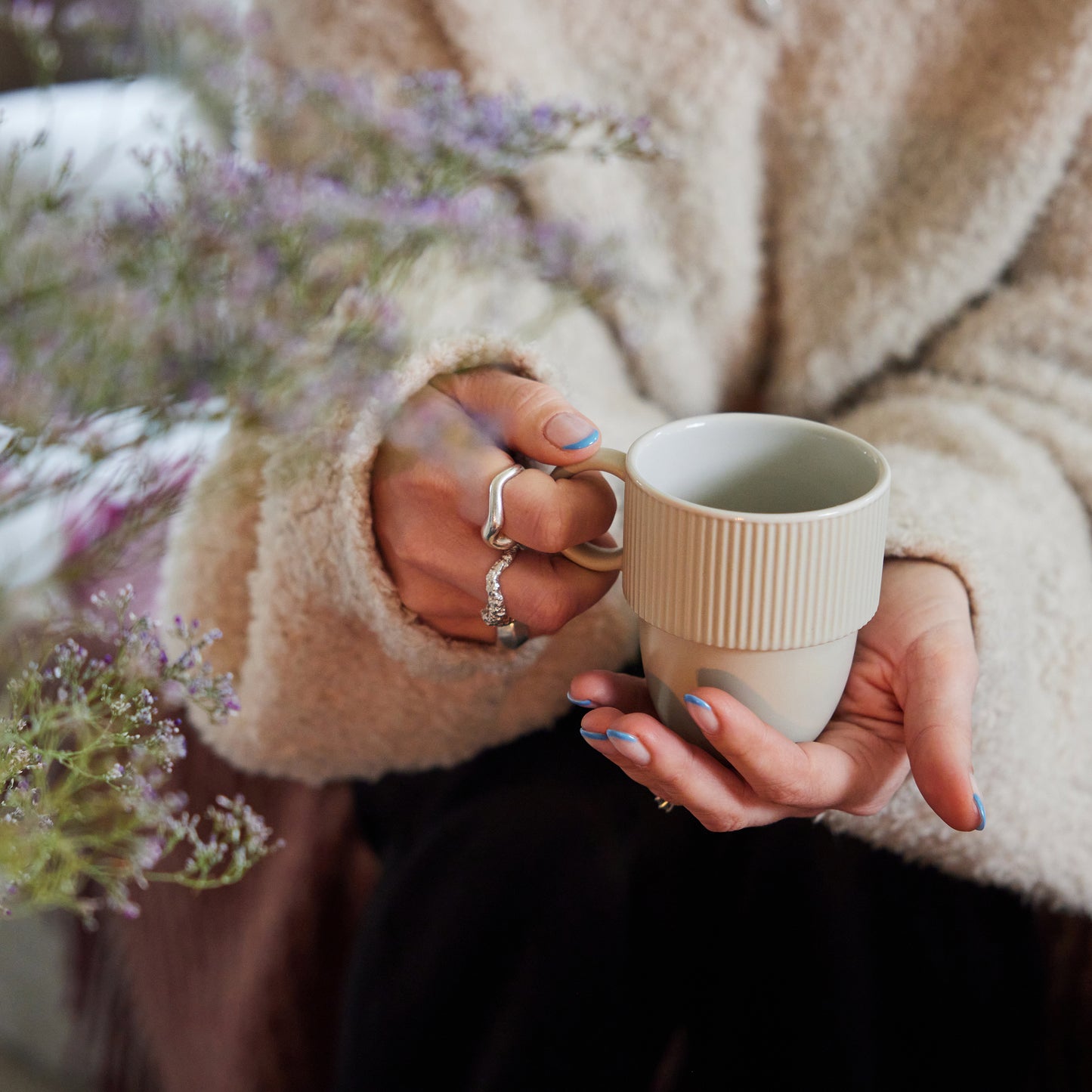 Sagaform Inka Tasse mit Henkel 270 ml