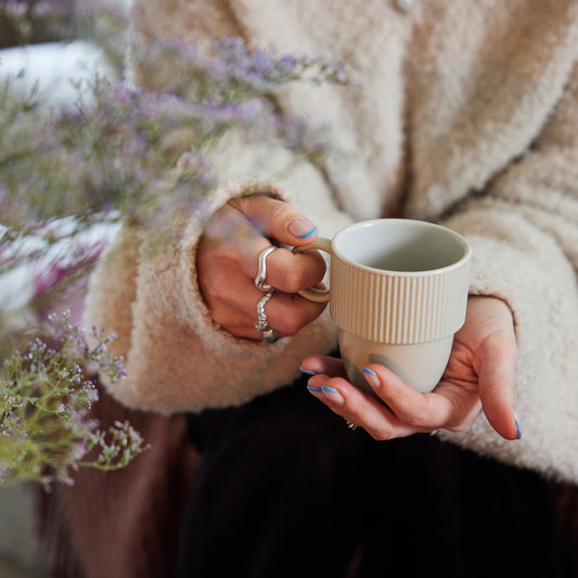 Sagaform Inka Tasse mit Henkel 270 ml