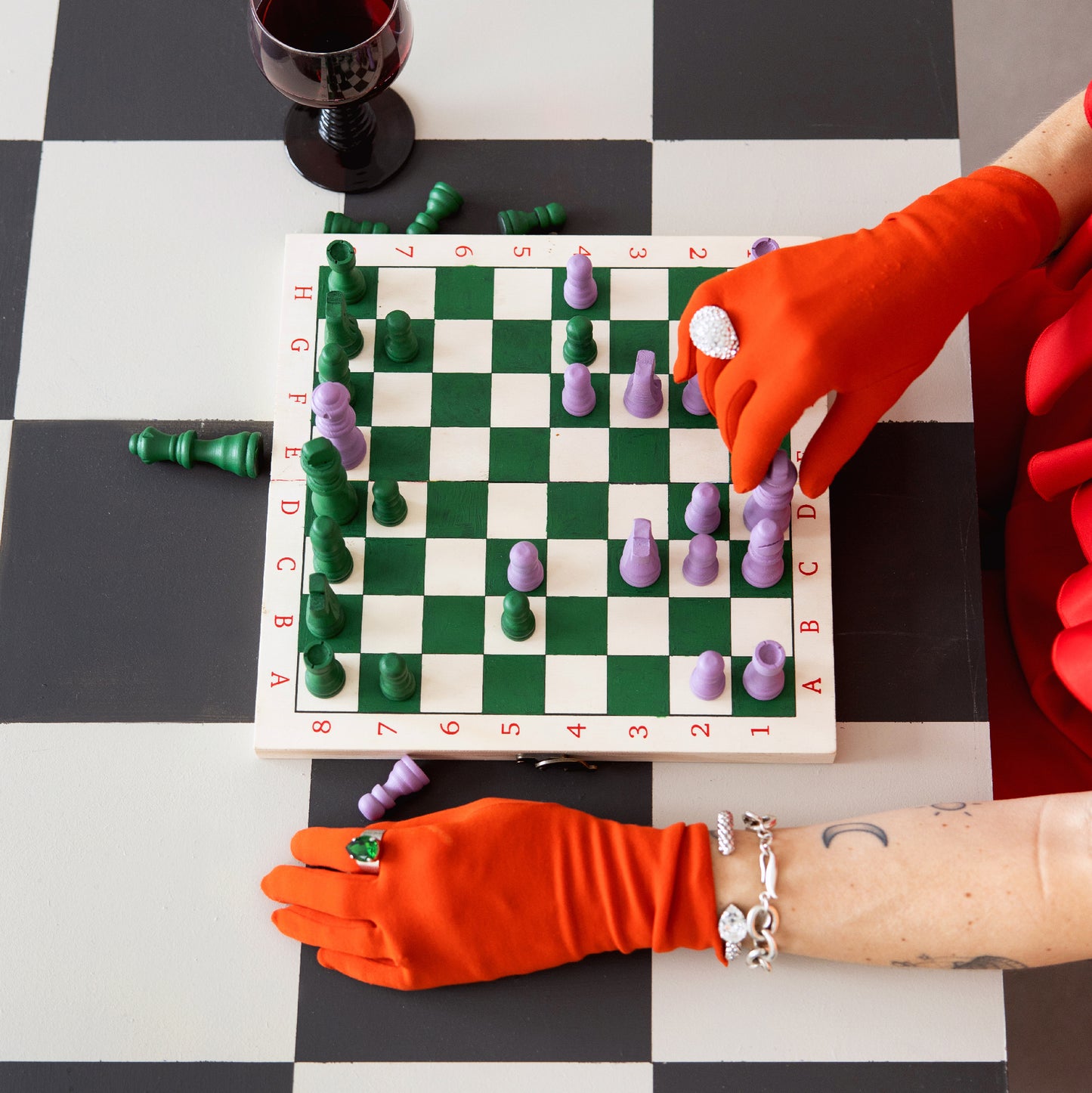 LT53005  Byon Schach-/Backgammon-Spiel „Beth“.