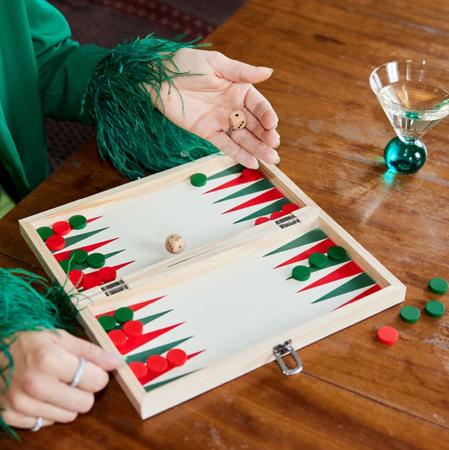 LT53005  Byon Schach-/Backgammon-Spiel „Beth“.