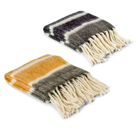 LT 54507  Kosta Linnewäfveri Wollplaid Streifen