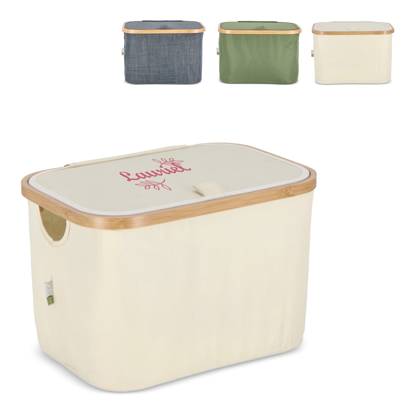 LT 57103  InSideOut faltbarer Korb mit Deckel Sogne 38 × 26 × 25 cm rPET