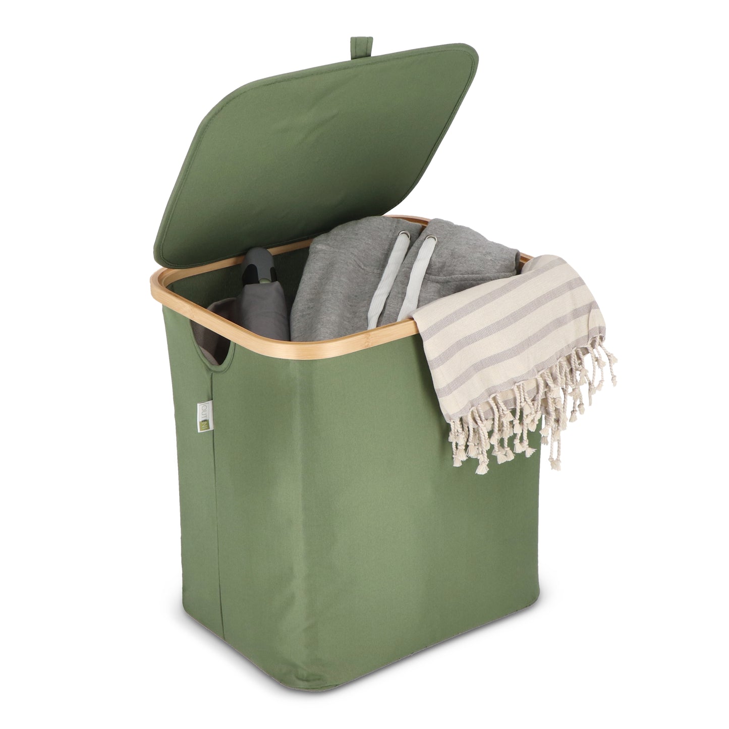 LT 57105 InSideOut faltbarer Korb mit Deckel Sogne 40,5 x 33 x 42cm rPET
