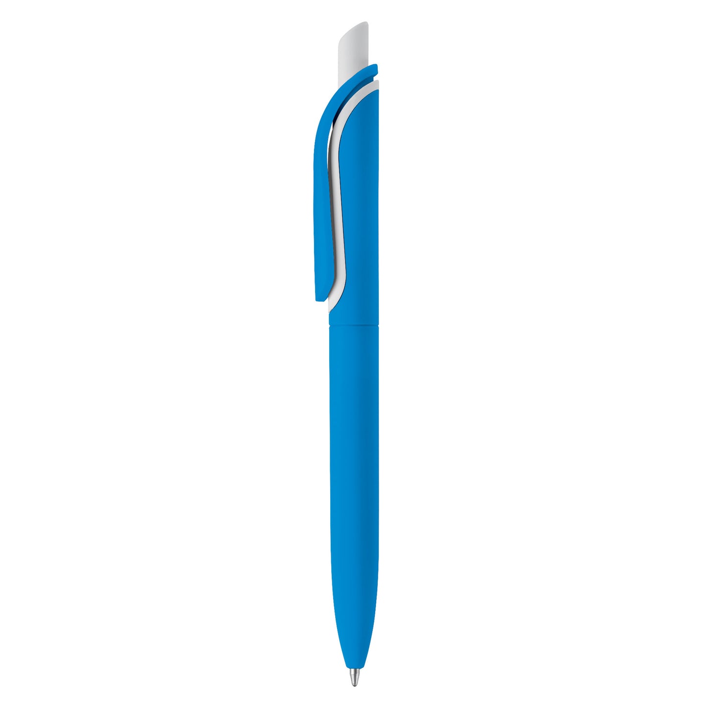 LT80120  Kugelschreiber Click Shadow mit Soft-Touch-Oberfläche, hergestellt in Deutschland“