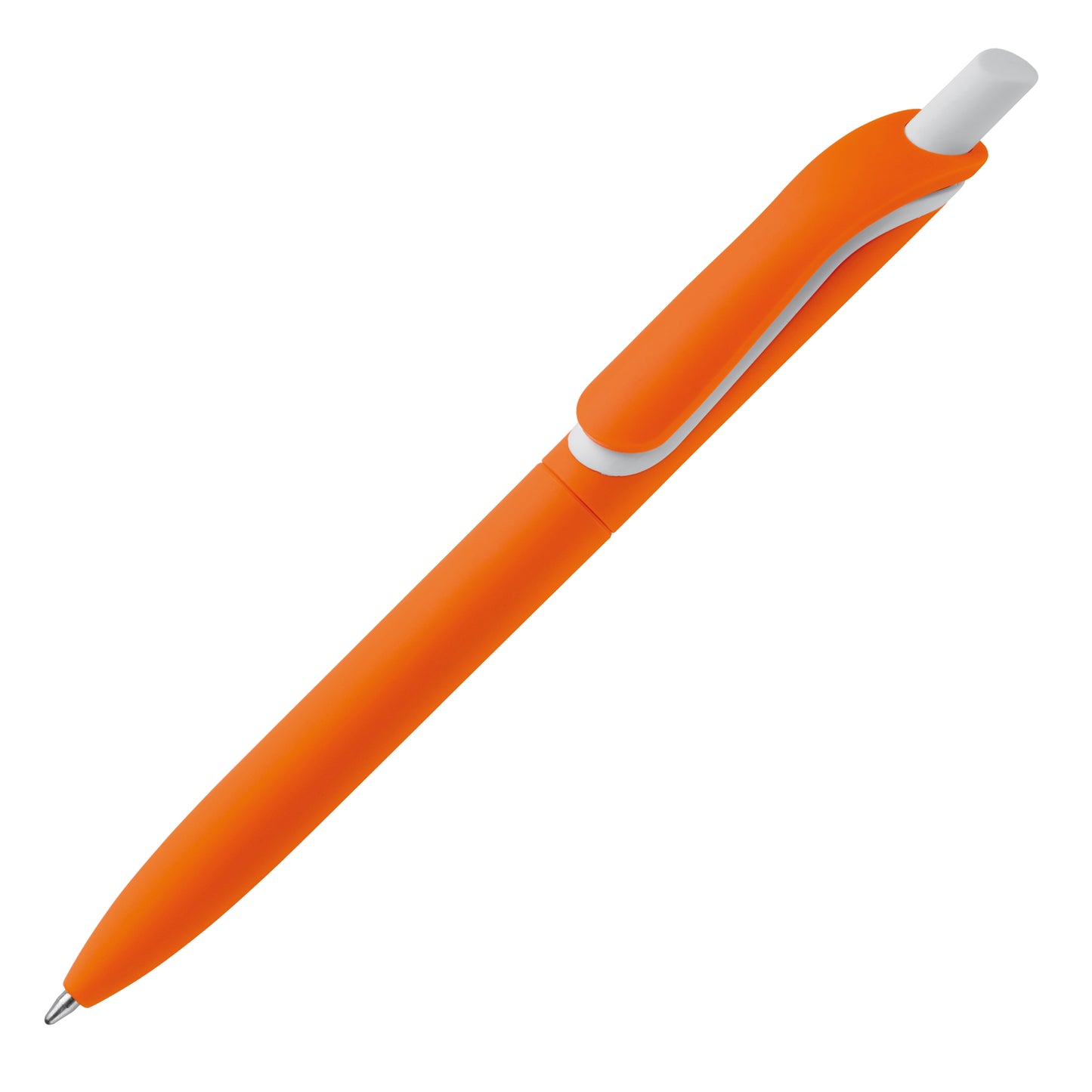 LT80120  Kugelschreiber Click Shadow mit Soft-Touch-Oberfläche, hergestellt in Deutschland“