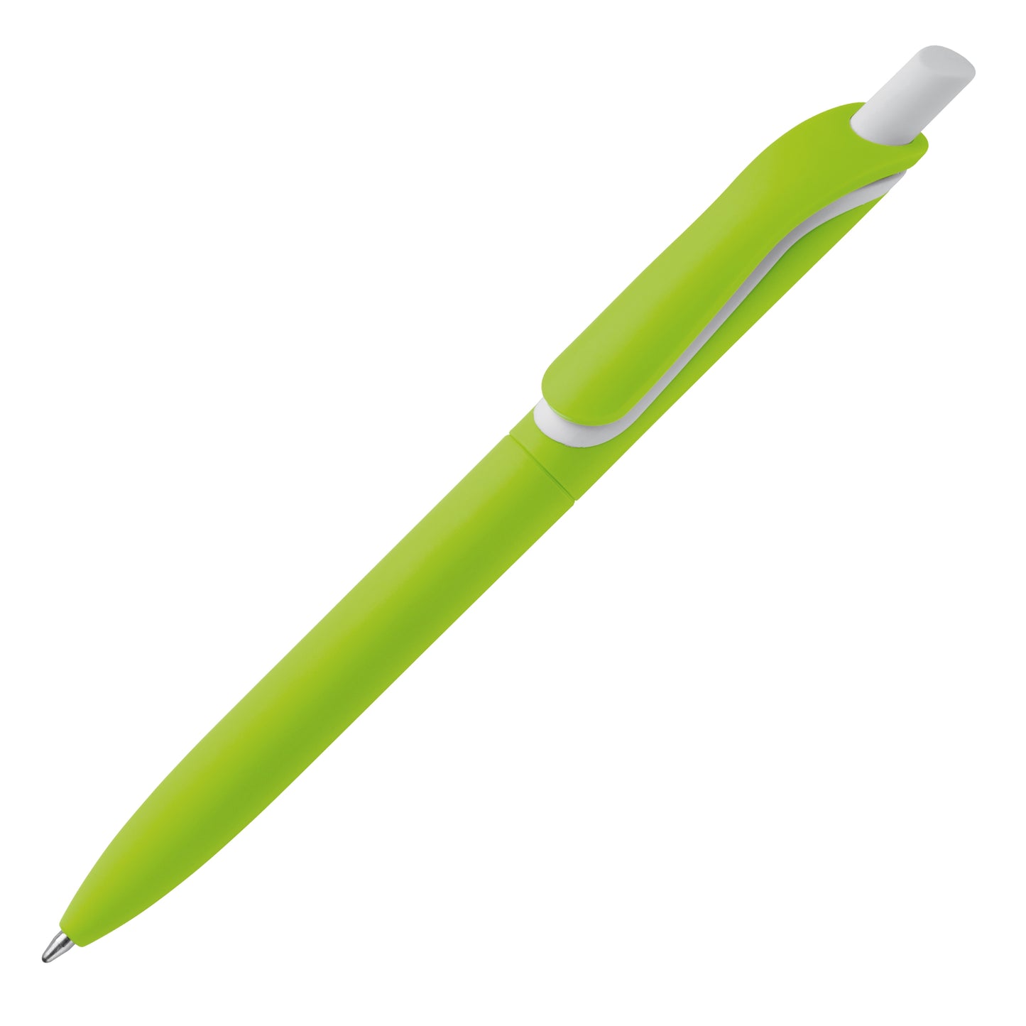 LT80120  Kugelschreiber Click Shadow mit Soft-Touch-Oberfläche, hergestellt in Deutschland“