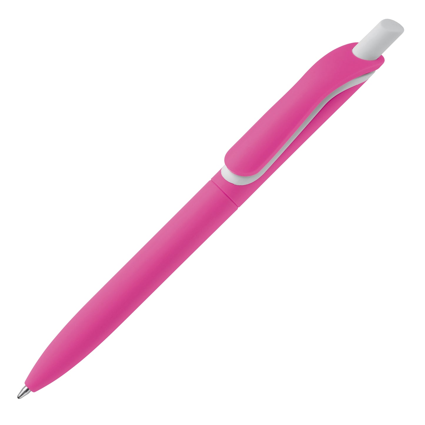 LT80120  Kugelschreiber Click Shadow mit Soft-Touch-Oberfläche, hergestellt in Deutschland“