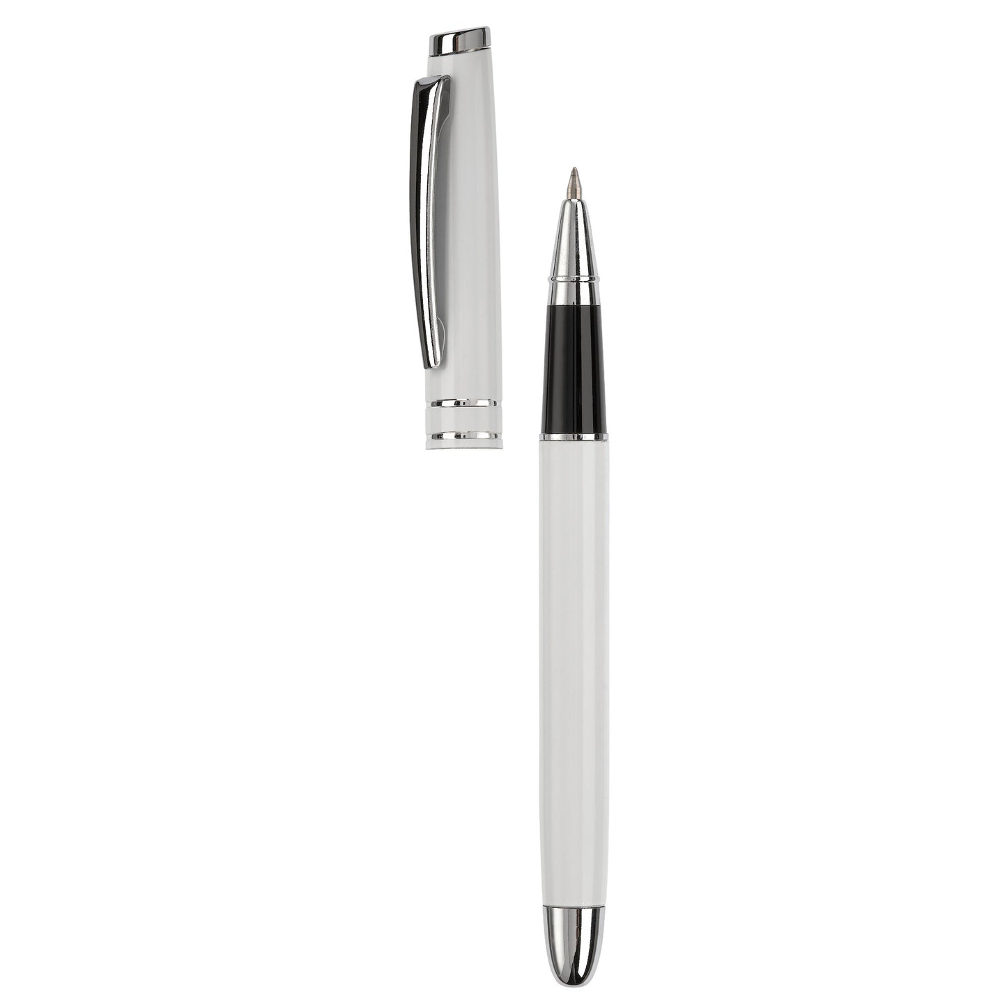 LT81155  Rollerball aus Aluminium mit zwei Zierstreifen