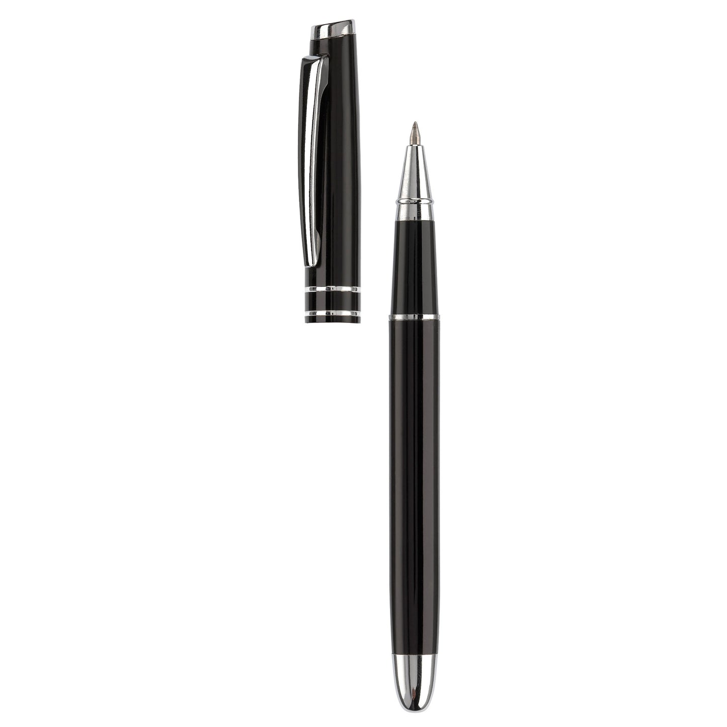 LT81155  Rollerball aus Aluminium mit zwei Zierstreifen