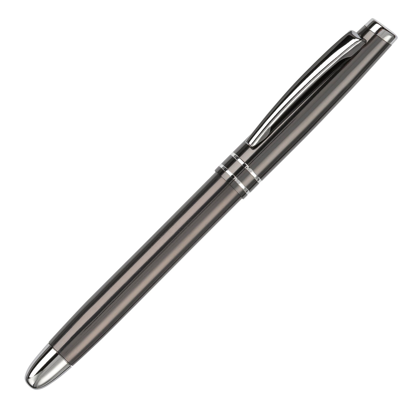 LT81155  Rollerball aus Aluminium mit zwei Zierstreifen