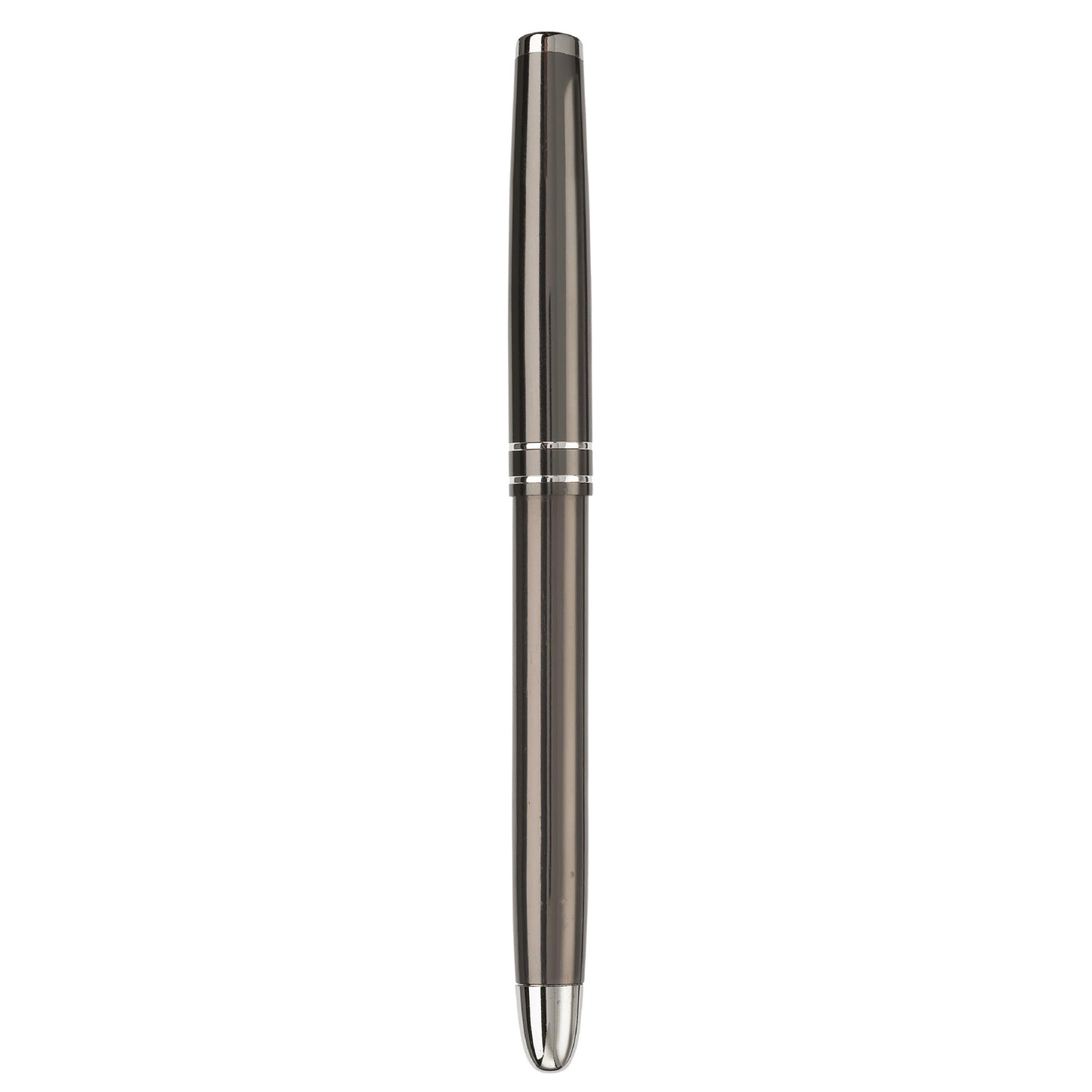LT82365  Schreibset aus Metall mit zwei Zierstreifen